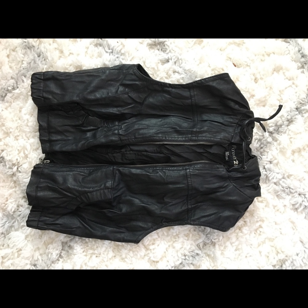 Forever 21 Leather Vest